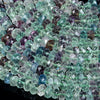 8X5MM Natural Rainbow Fluorite Gemstone Grade AAA Faceted Rondelle Loose Beads (D346)