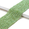 3X2MM Natural Peridot Gemstone Grade AAA Micro Faceted Rondelle Loose Beads 15 inch Full Strand (80016379-P61)