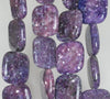20X20mm Purple Lepidolite Gemstone Grade AA Square Loose Beads 8 inch Half Strand (90188066-704B)