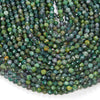 4MM Natural African Jade Gemstone Micro Faceted Round Loose Beads 15 inch Full Strand (80015388-P46)