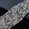 3MM Natural Iolite Gemstone Micro Faceted Round Loose Beads 15 inch Full Strand (80015740-P48)