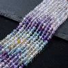 2MM Natural Multi Color Fluorite Gemstone Grade AAA Micro Faceted Round Loose Beads 15 inch Full Strand (80009339-P26)