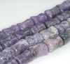 22X16mm Purple Lepidolite Gemstone Grade A Drum Barrel Loose Beads 7.5 inch Half Strand (90187953-709B)