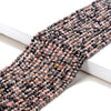 2MM Natural Rhodonite Gemstone Grade A Micro Faceted Round Loose Beads 15 inch Full Strand (80016209-P49)