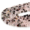 3MM Natural Flower Phantom Quartz Gemstone Grade AA Micro Faceted Round Loose Beads 15.5 inch Full Strand (80008848-P11)