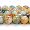 10MM Natural Aquamarine With Inclusions Gemstone Grade A Round Loose Beads (D408)