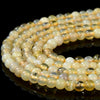 Natural Yellow Opal Gemstone Grade AA Round 2MM 3MM Loose Beads 15 inch Full Strand (P60)