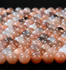 Natural Sunstone Moonstone Gemstone Grade AA Round 6MM 7MM 8MM Loose Beads (D177)