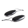 60X30MM Natural Smooth Shungite Gemstone Grade AAA Oval Pendant 1 Bead (80008570-D49)