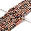 Natural Rhodochrosite Gemstone Grade A Micro Faceted Round 2MM 3MM 4MM 5MM 6MM Loose Beads 15 inch Full Strand (P55)