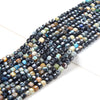4MM Natural Chrysocolla Gemstone Micro Faceted Diamond Cut Cube Loose Beads (P41)