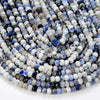 6X4MM Natural Rare White Sodalite Gemstone Grade AAA Micro Faceted Rondelle Loose Beads (P37)