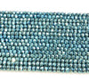3x2mm Green Hematite Gemstone Micro Faceted Rondelle Loose Beads 15.5 inch Full Strand (80007532-A263)