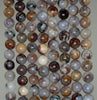 6MM Moss Agate Gemston Brown Round 6MM Loose Beads 15.5 inch Full Strand (90183529-788)
