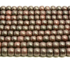 9x7mm Dark Brown Rosewood Prayer Buddha Mala Meditation Beads Rondelle Beads 15.5 inch BULK LOT (80007424-A262)