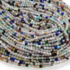 3MM Natural Multi Gemstone Grade AA Micro Faceted Round Loose Beads 15 inch Full Strand (80008833-P10)