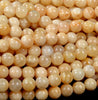 Natural Yellow Feldspar Sunstone Gemstone Grade A Round 6MM 7MM 8MM 9MM 10MM Loose Beads (D315)