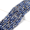 3-4MM Natural Sapphire Gemstone Micro Faceted Round Loose Beads 15 inch Full Strand (80009420-P31)
