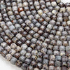 8MM Natural Astroite Jasper Asteroid Gemstone Grade AAA Micro Faceted Cube Loose Beads (D98A)