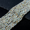 3MM Natural Hemimorphite Gemstone Micro Faceted Round Loose Beads 15 inch Full Strand (80009417-P31)