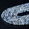 2MM Natural Light Blue Sapphire Gemstone Grade AA Micro Faceted Round Loose Beads 15.5 inch Full Strand (80009410-P31)