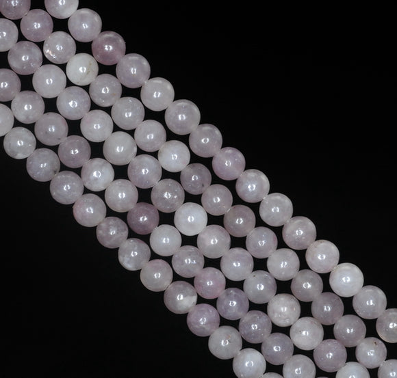 4mm Light Purple Lepidolite Gemstone Grade A Round Loose Beads 15.5 inch Full Strand (90188454-650)