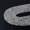 3x2MM Labradorite Gemstone Grade AA Faceted Rondelle Saucer Loose Beads (P1)