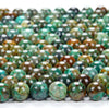 Natural Shattuckite Chrysocolla Gemstone Grade AA Round 3MM 4MM 5MM 6MM 7MM 8MM 9MM 10MM 11MM 12MM Loose Beads (D295 D296)