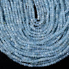 2MM Natural Aquamarine Gemstone Grade AAA Micro Faceted Diamond Cut Cube Loose Beads 15 inch Full Strand (80009237-P43)