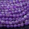 Natural Lavender Amethyst Gemstone Grade AA Round 4MM 5MM 6MM 7MM 8MM 9MM 10MM 11MM 12MM 13MM 14MM 15MM Loose Beads (D339 D340)
