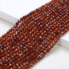 3MM Deep Color Natural Hessonite Garnet Gemstone Grade AAA Micro Faceted Round Loose Beads 15 inch Full Strand (80015958-P48)