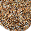 4MM Rare Argentina Lemurian Aquatine Calcite Gemstone Grade A Micro Faceted Round Loose Beads 15 inch Full Strand (80016824-P66)