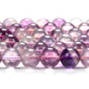 Natural Purple Fluorite Gemstone Grade AAA Round 5MM 6MM 7MM 8MM 9MM Loose Beads (D405)