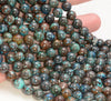 Genuine Shattuckite Chrysocolla Gemstone Grade AAA Round 4mm 6mm 8mm Loose Beads (A266)