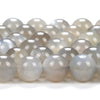 Natural Gray Moonstone Gemstone Grade AAA Round 8MM 9MM 10MM 12MM Loose Beads (D404)