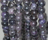 10mm Black Purple Lepidolite Gemstone Grade AB Round Loose Beads 16 inch Full Strand (90188465-653)