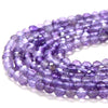 Natural Amethyst Gemstone Grade AA Micro Faceted Round 2MM 3MM Loose Beads 15 inch Full Strand (P57)