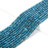 3X2MM Natural Apatite Gemstone Grade AAA Bicone Faceted Rondelle Saucer Loose Beads 15 inch Full Strand (80009451-P34)