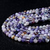 Chevron Flower Amethyst Multi Color Gemstone AA Micro Faceted Round 2MM 3MM 4MM Loose Beads Full Strand (P26)