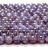 Light Purple Tourmaline In Lepidolite Gemstone Grade AAA Round 7MM 8MM Loose Beads (D171)