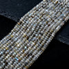 4X2MM Natural Labradorite Gemstone Grade A Bicone Faceted Rondelle Saucer Loose Beads 15.5 inch Full Strand (80009456-P34)