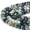 4X3MM Natural Emerald Gemstone Grade A Faceted Rondelle Loose Beads (D343)