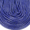 4X2MM Treated Lapis Gemstone Rondelle Heshi Slice Loose Beads (D348)