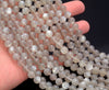 8mm Gray Moonstone Gemstone Grade AAA Round Loose Beads 16 inch Full Strand (80007516-A263)