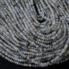 3X2MM Natural Labradorite Gemstone Grade AA Bicone Faceted Rondelle Saucer Loose Beads 15 inch Full Strand (80009454-P34)