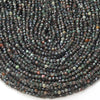 3MM Natural Russian Seraphinite Gemstone Micro Faceted Round Loose Beads 15 inch Full Strand (80016224-P50)