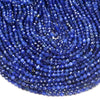 4MM Natural Sodalite Gemstone Grade AAA Micro Faceted Round Loose Beads 15.5 inch Full Strand (80009422-P31)