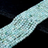 Natural Amazonite Gemstone Grade AA Micro Faceted Round 2MM 3MM Loose Beads 15 inch Full Strand (P54)