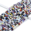 6X4MM Natural Multi Color Mix Stones Gemstone Grade AA Faceted Rondelle Loose Beads 15 inch Full Strand (80016885-D346)