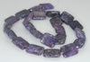 18X13mm Purple Lepidolite Gemstone Grade AA Rectangle Loose Beads 16 inch Full Strand (90188301-665)
